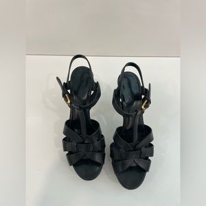 YSL Tribute 75MM Platform Sandals